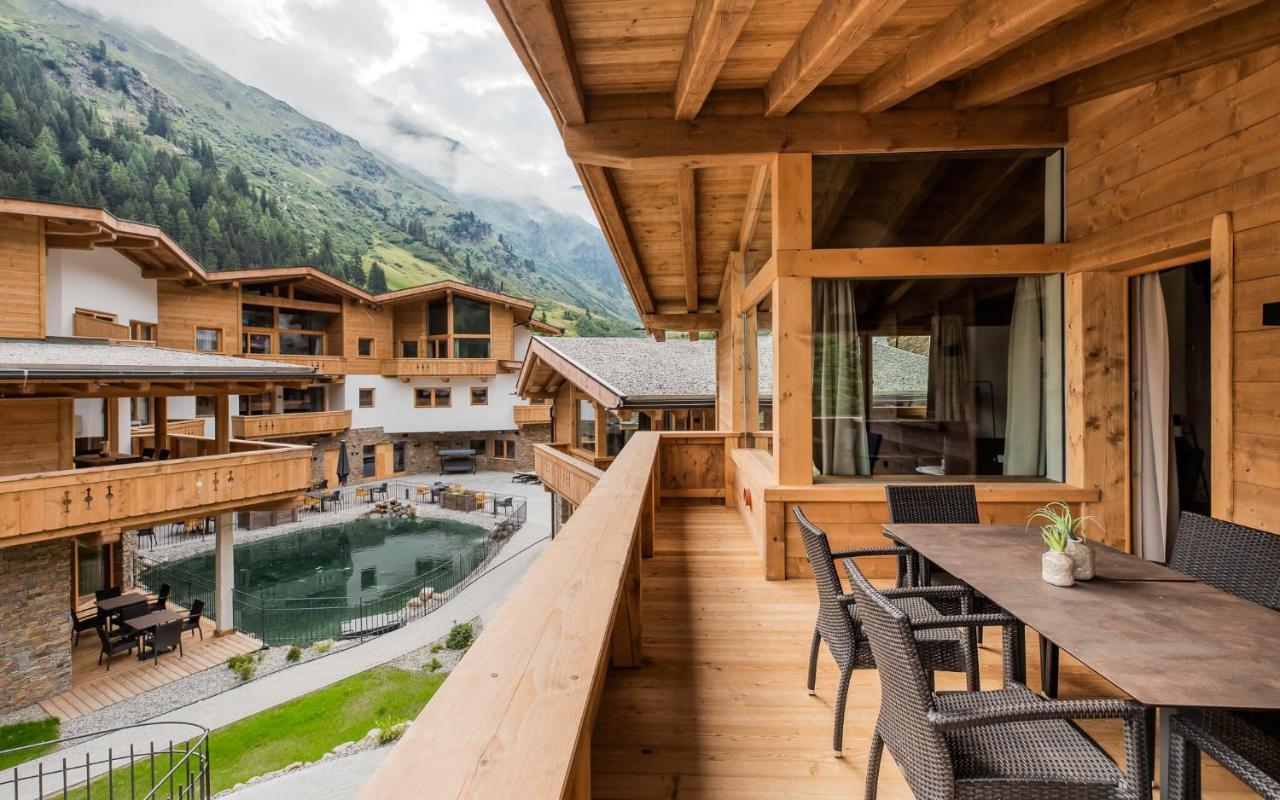 Das Chaletdorf - Pitztal Sankt Leonhard im Pitztal Exteriör bild